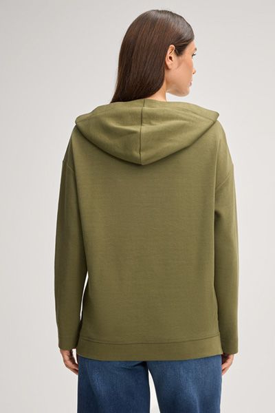 Oversize-Hoodie mit Logo-Ripsbändern