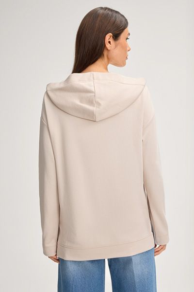 Oversized Hoodie mit Logo-Ripsband