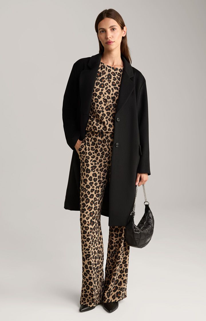 Bluse mit Leoparden-Print