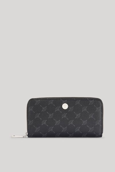 Zip-Around-Geldbörse mit Cornflower-Monogramm