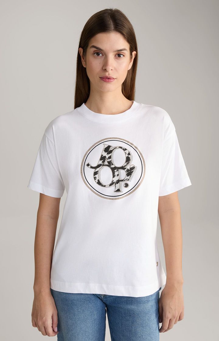 Grafik-T-Shirt mit Strasssteinen