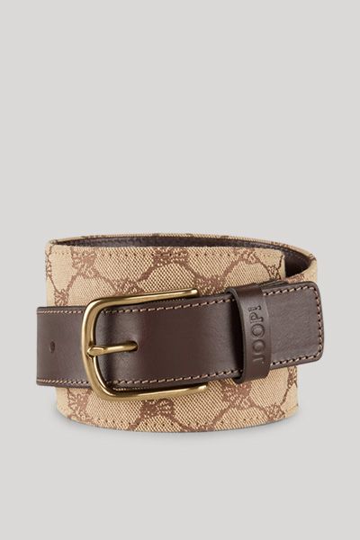 Ledergürtel mit Signatur-Monogramm