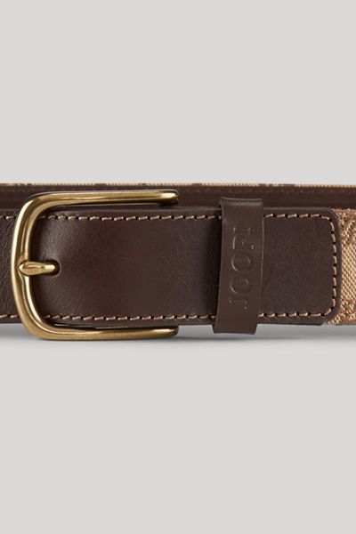 Ledergürtel mit Signatur-Monogramm