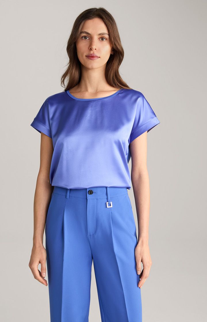 Elegantes Satin-Oberteil mit Jersey-Rückseite