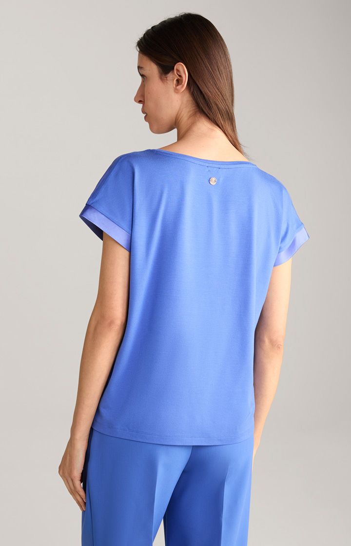 Elegantes Satin-Oberteil mit Jersey-Rückseite