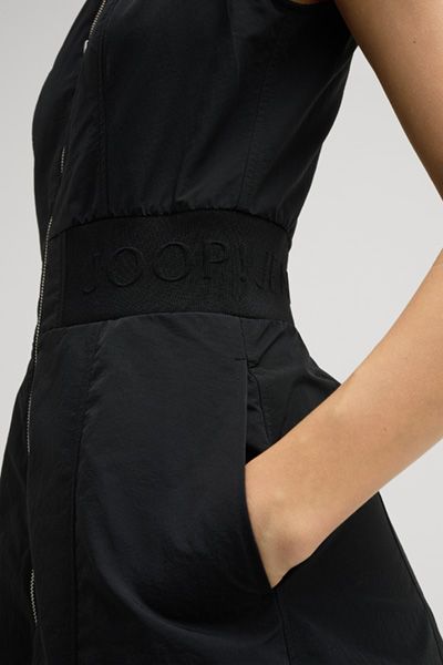 Sportliches Ärmelloses Nylon-Reißverschluss-Kleid