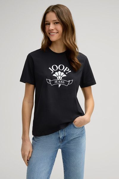 Klassisches T-Shirt mit Logo-Print