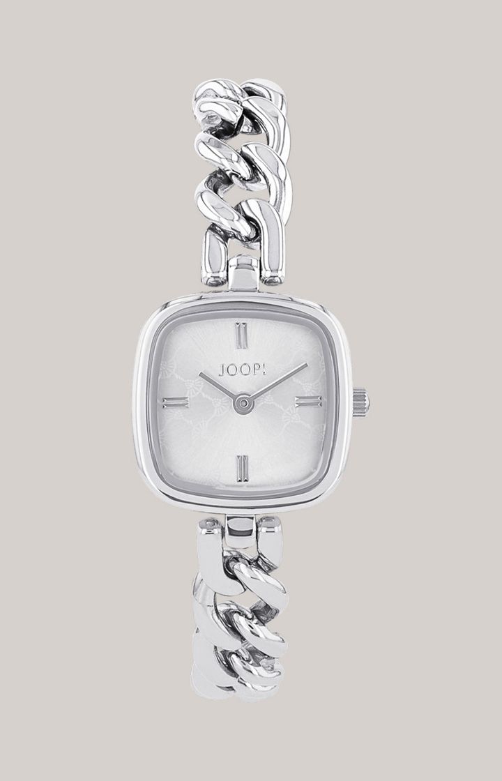 Elegante Gliederarmband-Uhr mit Quadratgehäuse