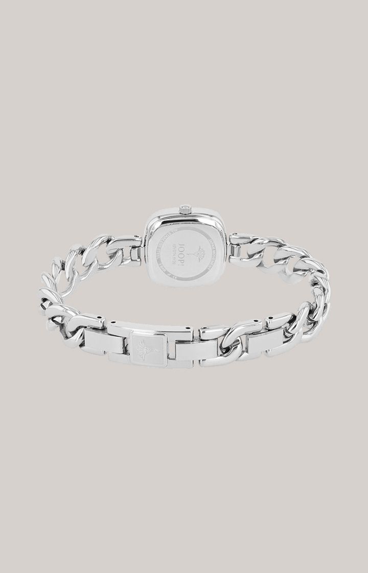 Elegante Gliederarmband-Uhr mit Quadratgehäuse