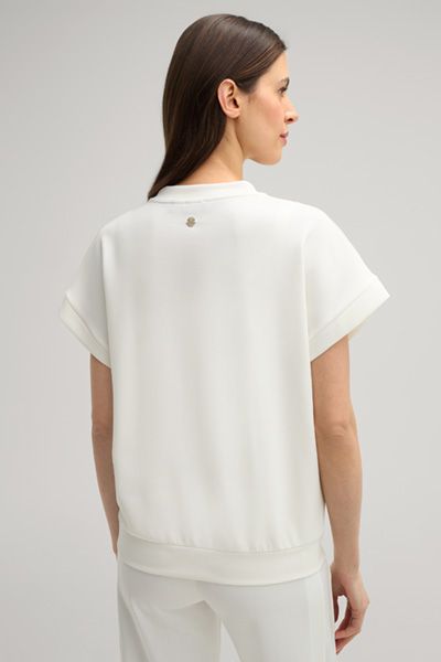 Modernes Kurzarm-Sweatshirt mit Reißverschluss