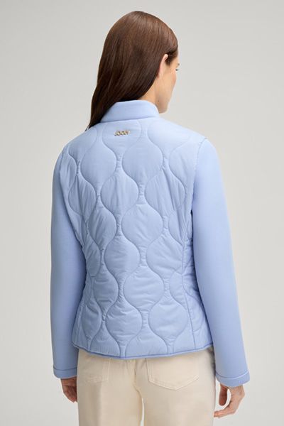 Gesteppte Hybridjacke mit Pattentaschen