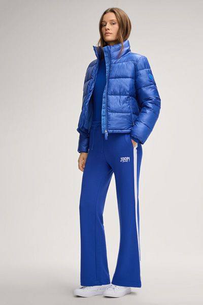 Gesteppte Pufferjacke mit hohem Kragen