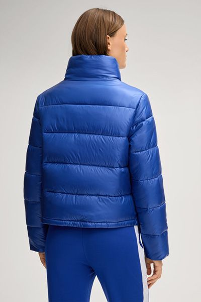 Gesteppte Pufferjacke mit hohem Kragen