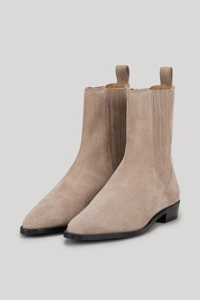Spitze Chelsea-Boots aus Wildleder