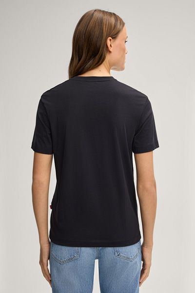 Minimalistisches Logo-T-Shirt aus Baumwolle