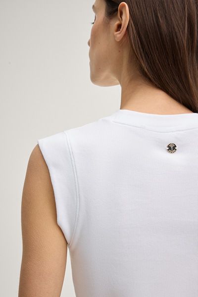 Elegantes Oberteil mit Cap-Ärmeln