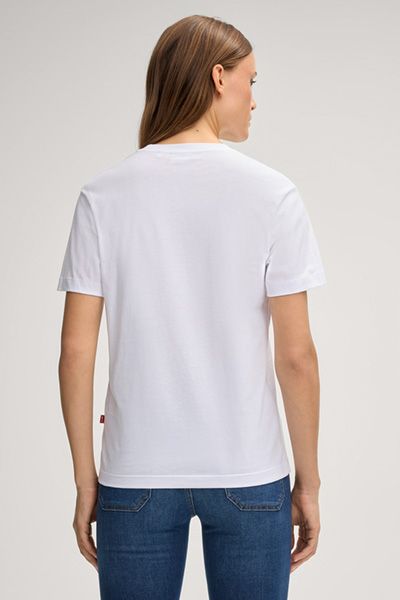 Baumwoll-T-Shirt mit Logo und Herz