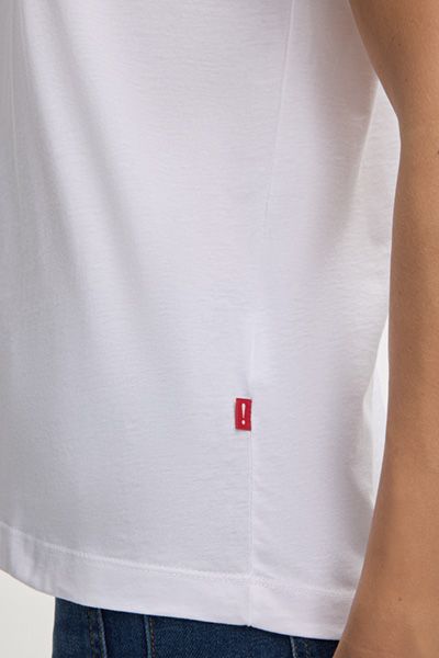 Baumwoll-T-Shirt mit Logo und Herz
