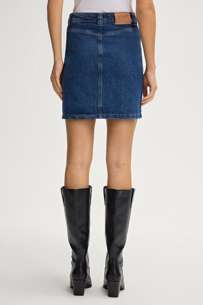 Jeans-Minirock mit Knopfleiste