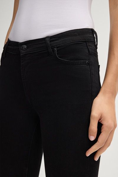 High-Waist Skinny-Jeans im Five-Pocket-Stil
