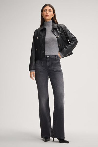 Minimalistischer Rollkragenpullover aus Wolle