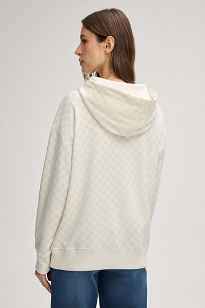 Relaxed Hoodie mit Kornblumen-Muster