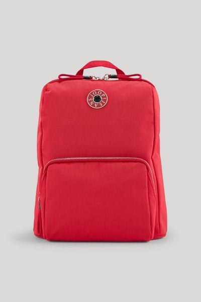 Schlichter Nylon-Rucksack mit Fronttasche