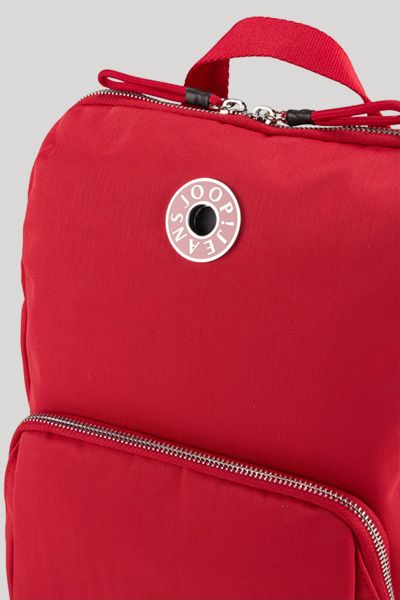 Schlichter Nylon-Rucksack mit Fronttasche