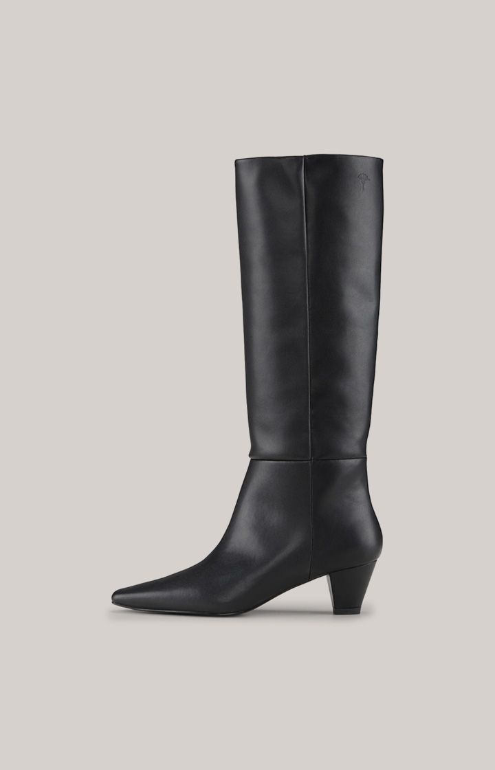 Elegante kniehohe Lederstiefel
