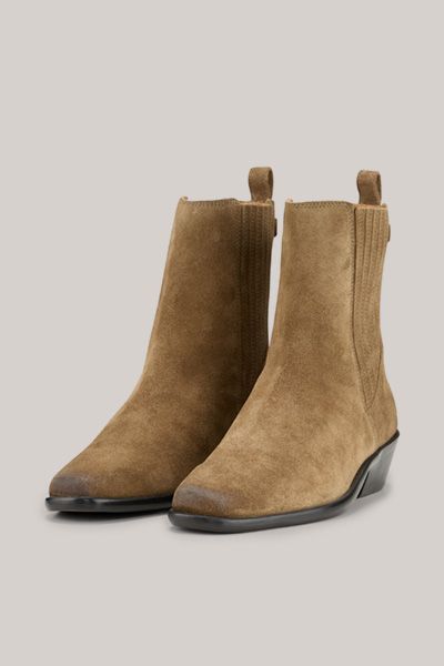 Chelsea-Boots mit Western-Absatz