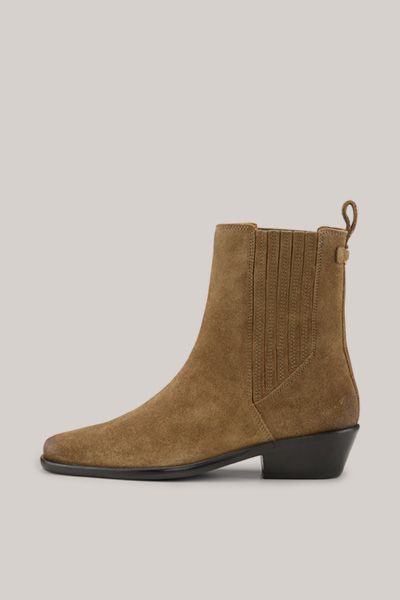 Chelsea-Boots mit Western-Absatz
