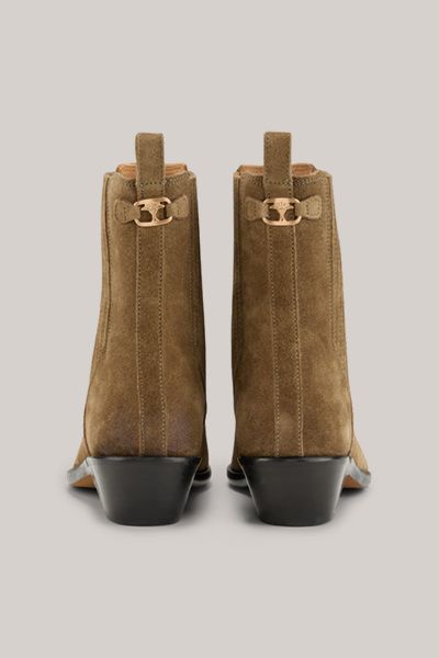 Chelsea-Boots mit Western-Absatz
