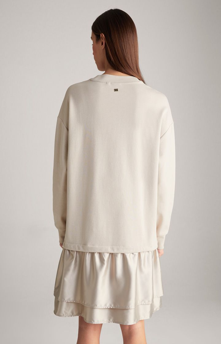 Lagenlook-Minikleid aus Materialmix