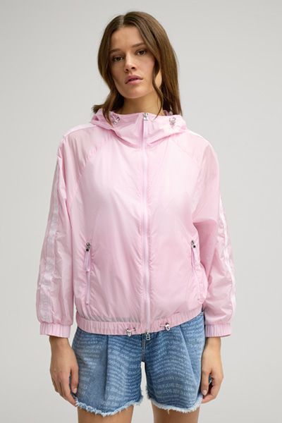 Leichte Kapuzenjacke aus Nylon