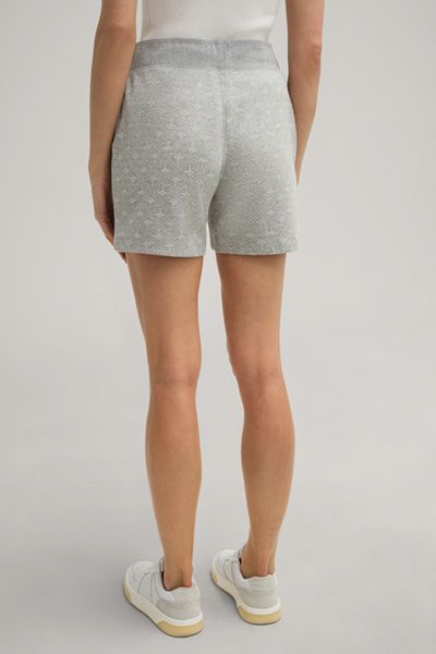 Jersey-Lounge-Shorts mit Kornblumen-Muster