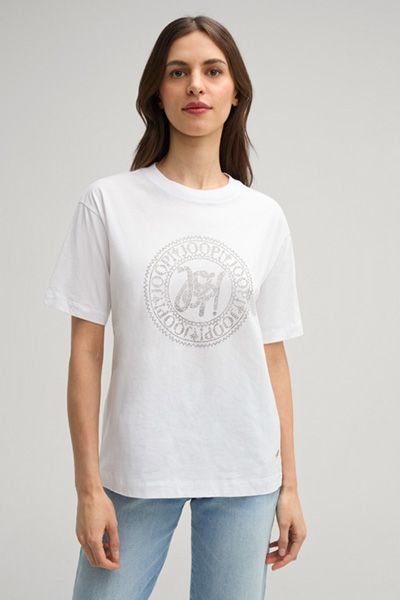 Ikonisches Glitzer-Logo-T-Shirt