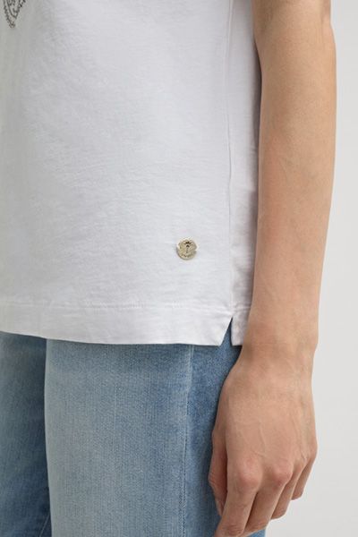 Ikonisches Glitzer-Logo-T-Shirt