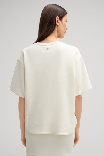 Lässiges Kurzarm-Sweatshirt aus Baumwolljersey