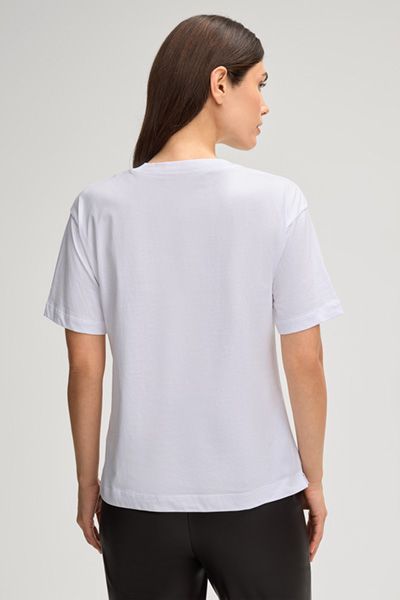 Baumwoll-T-Shirt mit ikonischem Logo-Print