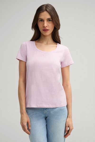 Klassisches Slim-Fit Baumwoll-T-Shirt
