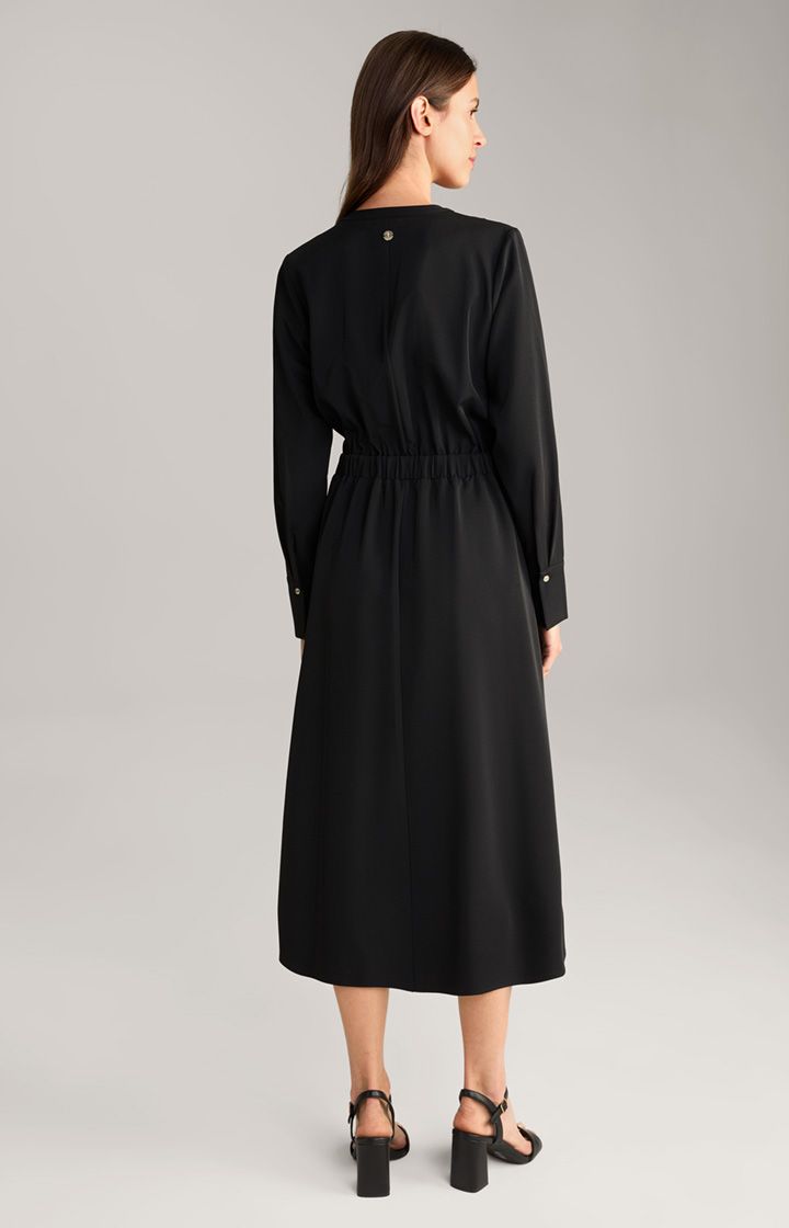 Elegantes Midi-Hemdblusenkleid mit Gürtel