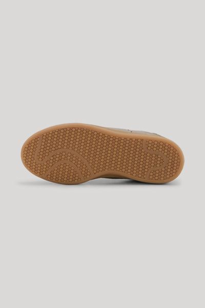 Metallic-Leder-Sneaker mit Leoparden-Detail