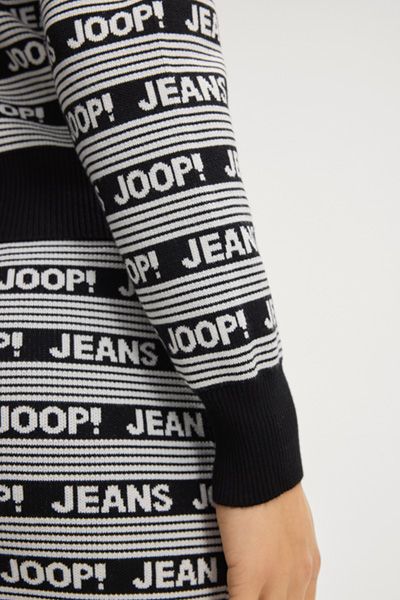 Strickjacke mit Logo-Jacquard