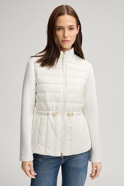 Gesteppte Hybridjacke mit Tunnelzug