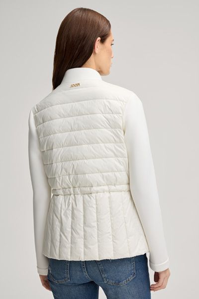 Gesteppte Hybridjacke mit Tunnelzug