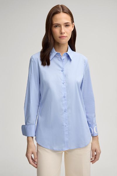 Klassische Hemdbluse aus Baumwollmix