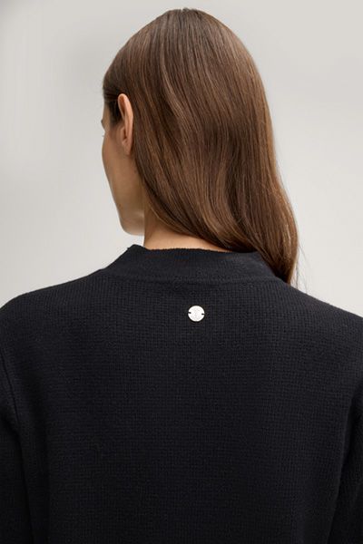 Woll-Kaschmir-Pullover mit Stehkragen