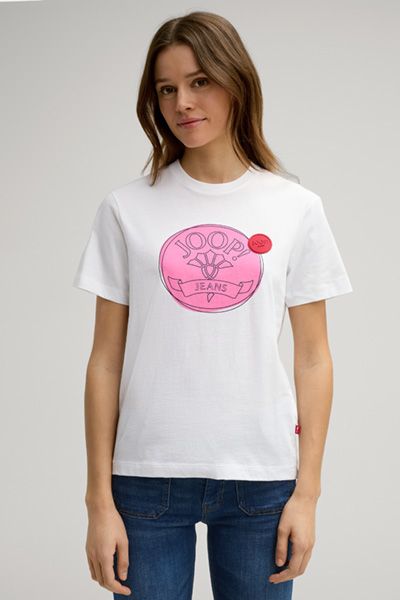 Grafik-T-Shirt mit Rubber-Patch