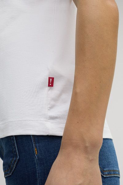 Grafik-T-Shirt mit Rubber-Patch