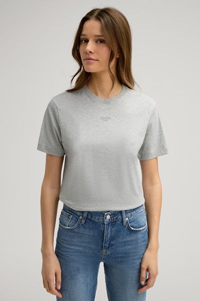 Minimalistisches Rundhals-Top aus Baumwolle